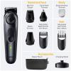 image:imageBraun AllinOne Mens Shaving Kit Series 5 5490 9in1 Beard Face Nose Ear Trimmer Hair Clippers Body Groomer and Manscaping