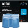 image:imageBraun Clean amp Renew Refill Cartridges CCR Replacement Shaver Cleaner Liquid Solution for CleanampCharge System Pack of 3Lemon