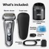 image:imageBraun Electric Razor for Men With Precision Beard Trimmer Rechargeable Wet amp Dry Foil Shaver Clean amp Charge Station amp Travel Case Silver 3 Piece Set9390cc Shaver