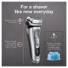 image:imageBraun Electric Razor for Men With Precision Beard Trimmer Rechargeable Wet amp Dry Foil Shaver Clean amp Charge Station amp Travel Case Silver 3 Piece Set9390cc Shaver