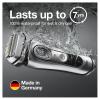 image:imageBraun Electric Razor for Men With Precision Beard Trimmer Rechargeable Wet amp Dry Foil Shaver Clean amp Charge Station amp Travel Case Silver 3 Piece Set9370cc Shaver