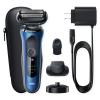 image:imageBraun Electric Shaver for Men Series 6 6120s Wet amp Dry Shave Turbo amp Gentle Shaving Modes with Precision Trimmer amp Pouch BlueBlue