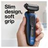 image:imageBraun Electric Shaver for Men Series 6 6120s Wet amp Dry Shave Turbo amp Gentle Shaving Modes with Precision Trimmer amp Pouch BlueBlue