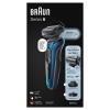 image:imageBraun Electric Shaver for Men Series 6 6120s Wet amp Dry Shave Turbo amp Gentle Shaving Modes with Precision Trimmer amp Pouch BlueBlue