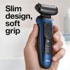 image:imageBraun Electric Shaver for Men Series 6 6177cc Wet amp Dry Shave Turbo amp Gentle Shaving Modes Foil Shaver Blue6072cs