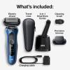 image:imageBraun Electric Shaver for Men Series 6 6177cc Wet amp Dry Shave Turbo amp Gentle Shaving Modes Foil Shaver Blue6072cs