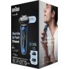 image:imageBraun Electric Shaver for Men Series 6 6177cc Wet amp Dry Shave Turbo amp Gentle Shaving Modes Foil Shaver Blue6177cc