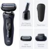 image:imageBraun Electric Shaver for Men Series 6 6177cc Wet amp Dry Shave Turbo amp Gentle Shaving Modes Foil Shaver Blue6177ps