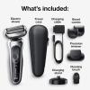 image:imageBraun Electric Shaver for Men Series 7 7127cs Wet amp Dry Shave Turbo amp Gentle Shaving Modes Waterproof Foil Shaver Engineered in Germany with Beard Trimmer Charging Stand Space Grey7027cs