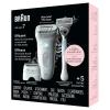 image:imageBraun Epilator Silkpil 7 Hair Removal Device Women Shaver amp Trimmer Wet and Dry Wide Head Includes Shaver Head and Trimmer Comb SE7041 Silver7141