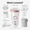 image:imageBraun Epilator Silkpil 9 Hair Removal Device Women Shaver amp Trimmer Pivoting Head Wet and Dry Epilator Includes Shaver Head and Trimmer Comb SES9030SES9880