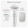 image:imageBraun Epilator Silkpil 9 Hair Removal Device Women Shaver amp Trimmer Pivoting Head Wet and Dry Epilator Includes Shaver Head and Trimmer Comb SES90309030