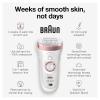 image:imageBraun Epilator Silkpil 9 Hair Removal Device Women Shaver amp Trimmer Pivoting Head Wet and Dry Epilator Includes Shaver Head and Trimmer Comb SES9030SES9880