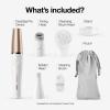 image:imageBraun Face Epilator Facespa Pro 911 Facial Hair Removal for Women Hair Removal Device 3in1 Epilating Cleansing Brush and Skin Toning with 3 Extras