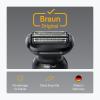 image:imageBraun Series 5 Electric Shaver Replacement Head Easily Attach Your Shaver Head for a Shave as efficient as Day one Compatible with New Generation Series 5 Shavers 54B BlackBlack