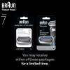 image:imageBraun Series 7 Electric Shaver Replacement Head Easily Attach Your Shaver Head for a Shave as efficient as Day one Compatible with New Generation Series 7 Shavers 74S Silver