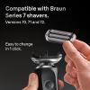 image:imageBraun Series 7 Electric Shaver Replacement Head Easily Attach Your Shaver Head for a Shave as efficient as Day one Compatible with New Generation Series 7 Shavers 74S Silver
