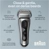 image:imageBraun Series 8 8560cc Electric Razor for Men 41 Shaving Elements amp Precision Long Hair Trimmer 5in1 SmartCare Center Close amp Gentle Even on Dense Beards Wet amp Dry Electric Razor 60min RuntimeSilver