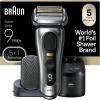 image:imageBraun Series 9 PRO Electric Razor for Men 5 Pro Shaving Elements and ShavePreparing ProComfort Head for Closeness amp Skin Comfort 6in1 SmartCare Center Wet or Dry Shaver Charging Stand 9597ccSilver