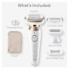image:imageBraun Silkpil 9 Flex Epilator 360 Flex and Pivoting Head Wet and Dry Includes Shaver Head Trimmer Comb SES9041 3D Tinted Gold9041