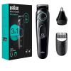 image:imageBraun AllinOne Style Kit Series 3 3470 8in1 Trimmer for Men with BeardTrimmer Ear amp NoseTrimmer Hair Clippers amp More UltraSharp Blade 40 Length Settings WashableBlack