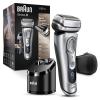 image:imageBraun Electric Razor for Men With Precision Beard Trimmer Rechargeable Wet amp Dry Foil Shaver Clean amp Charge Station amp Travel Case Silver 3 Piece Set9370cc Shaver