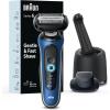 image:imageBraun Electric Shaver for Men Series 6 6177cc Wet amp Dry Shave Turbo amp Gentle Shaving Modes Foil Shaver Blue6172cc