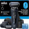 image:imageBraun Electric Shaver for Men Series 6 6177cc Wet amp Dry Shave Turbo amp Gentle Shaving Modes Foil Shaver Blue6177ps