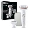 image:imageBraun Epilator Silkpil 9 Hair Removal Device Women Shaver amp Trimmer Pivoting Head Wet and Dry Epilator Includes Shaver Head and Trimmer Comb SES90309030