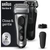 image:imageBraun Series 8 8560cc Electric Razor for Men 41 Shaving Elements amp Precision Long Hair Trimmer 5in1 SmartCare Center Close amp Gentle Even on Dense Beards Wet amp Dry Electric Razor 60min RuntimeSilver
