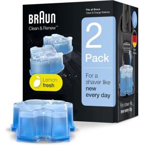 image:imageBraun Clean amp Renew Refill Cartridges CCR Replacement Shaver Cleaner Liquid Solution for CleanampCharge System Pack of 3Lemon