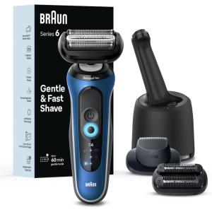 image:imageBraun Electric Shaver for Men Series 6 6177cc Wet amp Dry Shave Turbo amp Gentle Shaving Modes Foil Shaver Blue6177cc