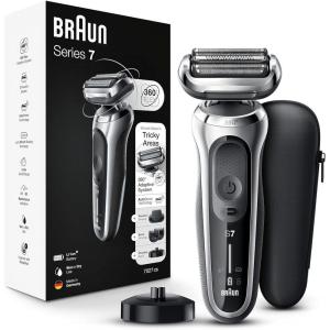 image:imageBraun Electric Shaver for Men Series 7 7127cs Wet amp Dry Shave Turbo amp Gentle Shaving Modes Waterproof Foil Shaver Engineered in Germany with Beard Trimmer Charging Stand Space Grey7027cs