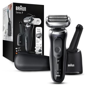 image:imageBraun Electric Shaver for Men Series 7 7177cc Wet amp Dry Shave Turbo amp Gentle Shaving Modes Waterproof Foil Shaver Space GreyBlack