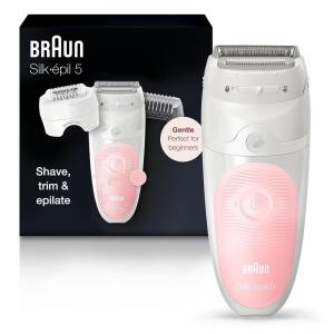 image:imageBraun Epilator Silkpil 5 5620 Hair Removal Device Epilator for Women Shaver amp Trimmer Cordless Rechargeable Wet amp Dry 6 Piece SetSES5620