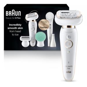 image:imageBraun Epilator Silkpil 9 Hair Removal Device Women Shaver amp Trimmer Pivoting Head Wet and Dry Epilator Includes Shaver Head and Trimmer Comb SES9030SES9300