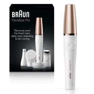 image:imageBraun Face Epilator Facespa Pro 911 Facial Hair Removal for Women Hair Removal Device 3in1 Epilating Cleansing Brush and Skin Toning with 3 Extras