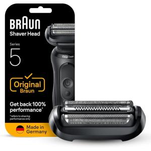 image:imageBraun Series 5 Electric Shaver Replacement Head Easily Attach Your Shaver Head for a Shave as efficient as Day one Compatible with New Generation Series 5 Shavers 54B BlackBlack