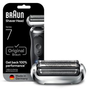 image:imageBraun Series 7 Electric Shaver Replacement Head Easily Attach Your Shaver Head for a Shave as efficient as Day one Compatible with New Generation Series 7 Shavers 74S Silver