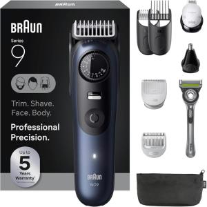 image:imageBraun Series 9 AllinOne Beard amp Body Grooming Kit for Men Cordless Trimmer Hair Clippers amp Shaver for Face Hair amp Body with Gillette Labs Razor AIO 9530AIO9530
