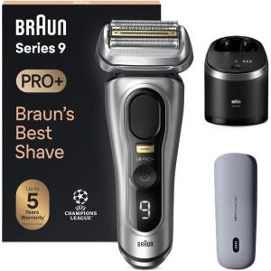 image:imageBraun Series 9 PRO Electric Razor for Men 5 Pro Shaving Elements and ShavePreparing ProComfort Head for Closeness amp Skin Comfort 6in1 SmartCare Center Wet or Dry Shaver Charging Stand 9597ccSilver