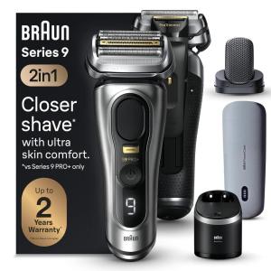 image:imageBraun Series 9 Pro 9487cc Electric Razor for Men Wet amp Dry Rechargeable Electric Shaver with Clean amp Charge Station and ProCare Attachment Holiday Gifts for Men9599cc