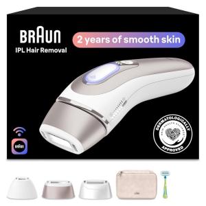 image:imageBraun Smart IPL Skin iExpert Pro 7 VOGUEs Best Hair Removal Device IPL Hair Removal for Women and Men Permanent Laser Hair Reduction AtHome Worlds 1st Smart App 3 Heads IPL7243