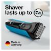 image:imageBraun Electric Series 3 Razor with Precision Trimmer Rechargeable Wet amp Dry Foil Shaver for Men BlueBlack 4 PieceSeries 3 Shaver