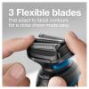 image:imageBraun Electric Shaver for Men Series 5 5118s Waterproof Wet amp Dry Shave Turbo Shaving Mode Foil Shaver with Precision Trimmer Battery Powered 50 Minute Battery RuntimeBlack