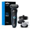 image:imageBraun Electric Shaver for Men Series 5 5150cs Wet amp Dry Razor Turbo Shaving Mode Foil Shaver with Beard Trimmer Body Groomer and Charging Stand BlueBlue