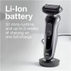 image:imageBraun Electric Shaver for Men Series 5 5150cs Wet amp Dry Razor Turbo Shaving Mode Foil Shaver with Beard Trimmer Body Groomer and Charging Stand BlueSilver