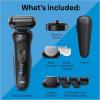 image:imageBraun Electric Shaver for Men Series 5 5150cs Wet amp Dry Razor Turbo Shaving Mode Foil Shaver with Beard Trimmer Body Groomer and Charging Stand BlueBlue