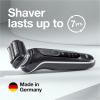 image:imageBraun Electric Shaver for Men Series 5 5150cs Wet amp Dry Razor Turbo Shaving Mode Foil Shaver with Beard Trimmer Body Groomer and Charging Stand BlueSilver