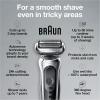 image:imageBraun Electric Shaver for Men Series 7 7120s Wet amp Dry Shave Turbo amp Gentle Shaving Modes Waterproof Foil Shaver with Precision Trimmer Space GreySilver